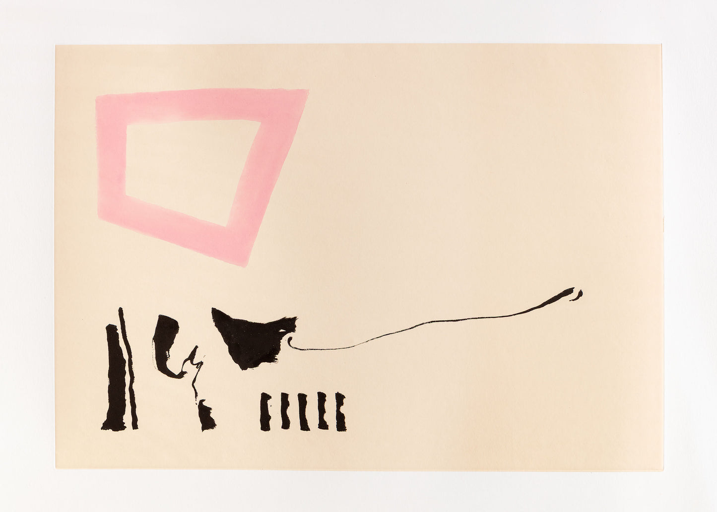 Giorgio Griffa - Forte e debole rosa