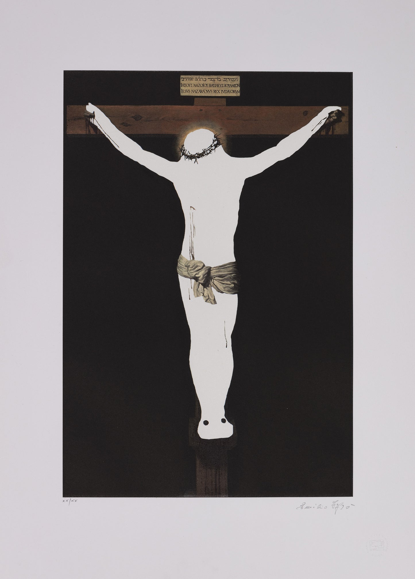 Emilio Isgrò - Cristo Cancellato