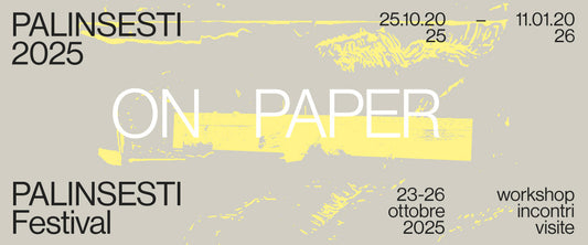 Pittura a stampa - Palinsesti 2025