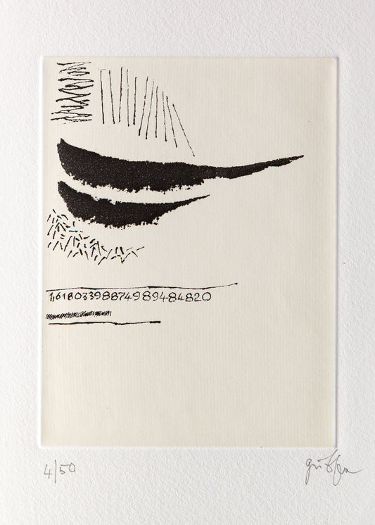 Giorgio Griffa - Canone aureo 820