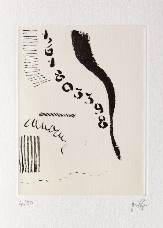 Giorgio Griffa - Canone aureo 398