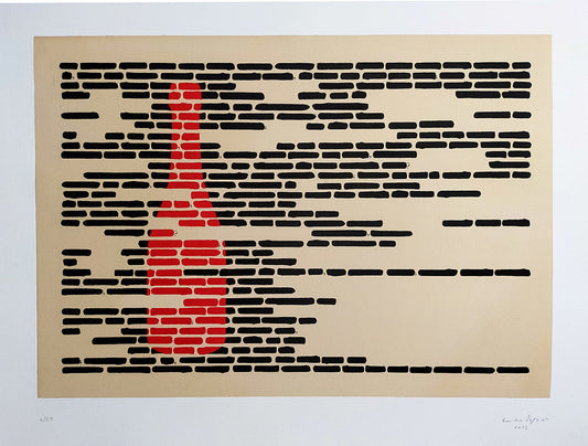 Emilio Isgrò - Bottiglia incancellabile