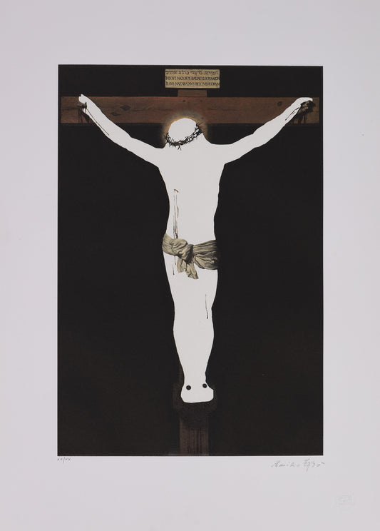 Emilio Isgrò - Cristo Cancellato